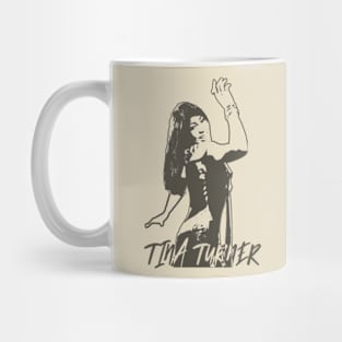 Queen of Rock n Roll, tina turner young retro vintage Mug